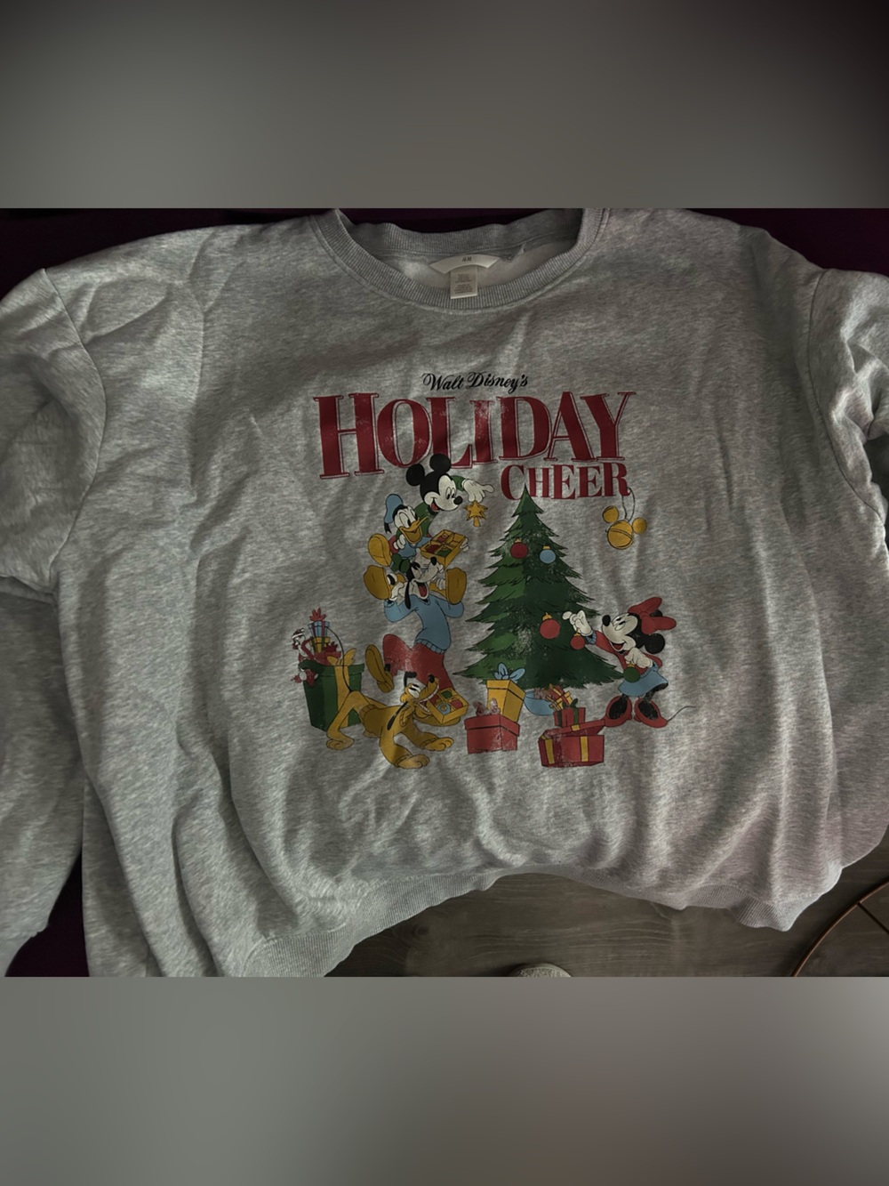 Disney holiday sweatshirt